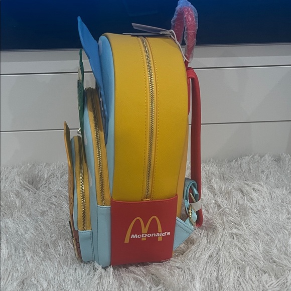 Loungefly McDonald's Characters Backpack - Blue, Yellow, Red - Picture 2 of 9